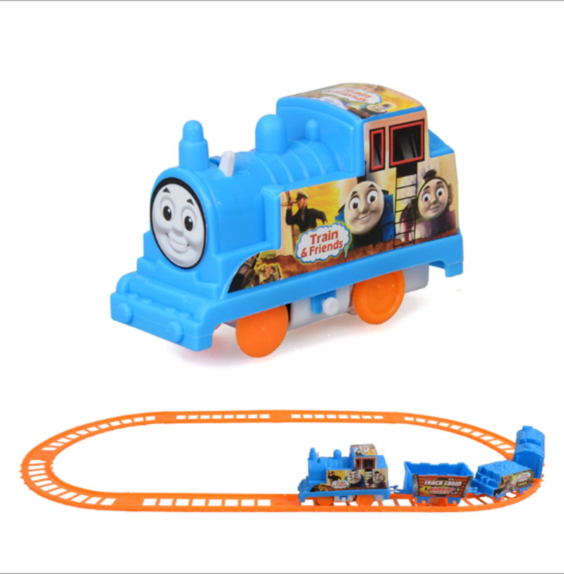 ZQC Three Thomas Trains Set for Children Electric Train Track Toy