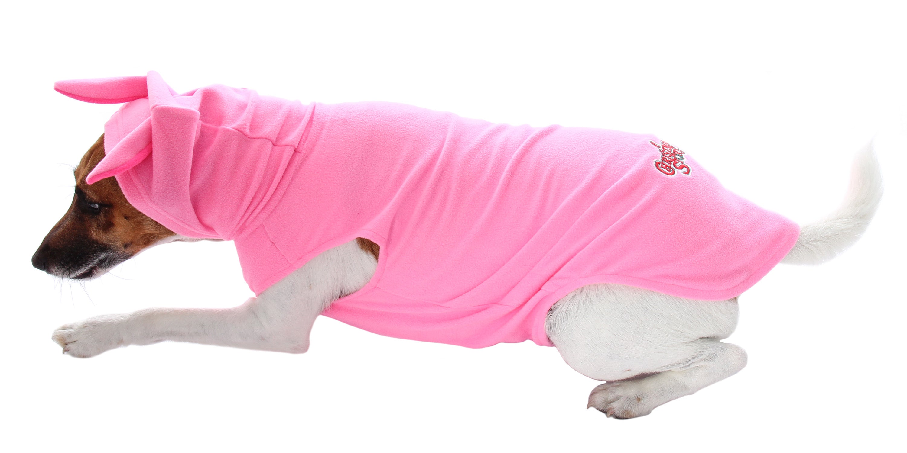 A Christmas Story Ralphie Pet Costume Sweater Pink Deranged Bunny (Medium)