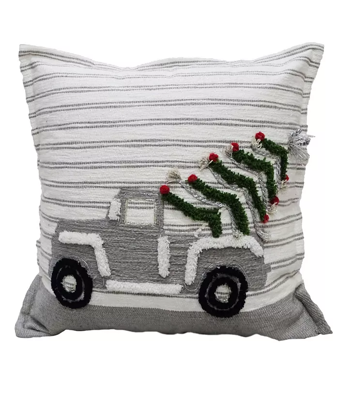 Vibhsa Holiday Car Throw Pillow， 20