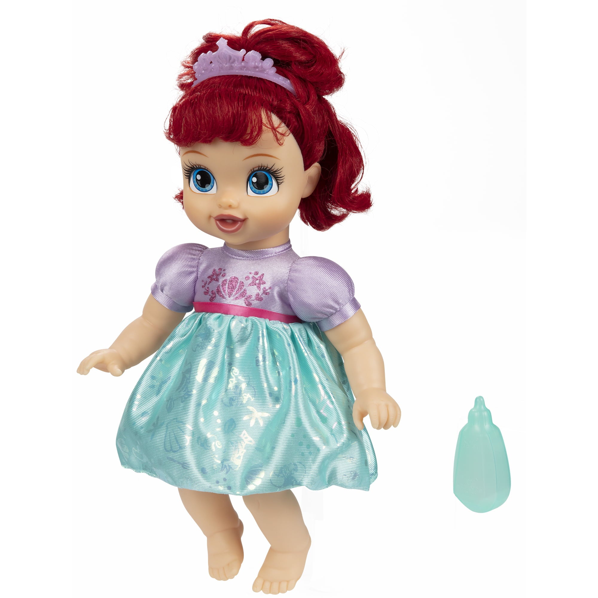 Disney Princess Deluxe Ariel Baby Doll Includes Tiara and Bottle, for Children Ages 2+