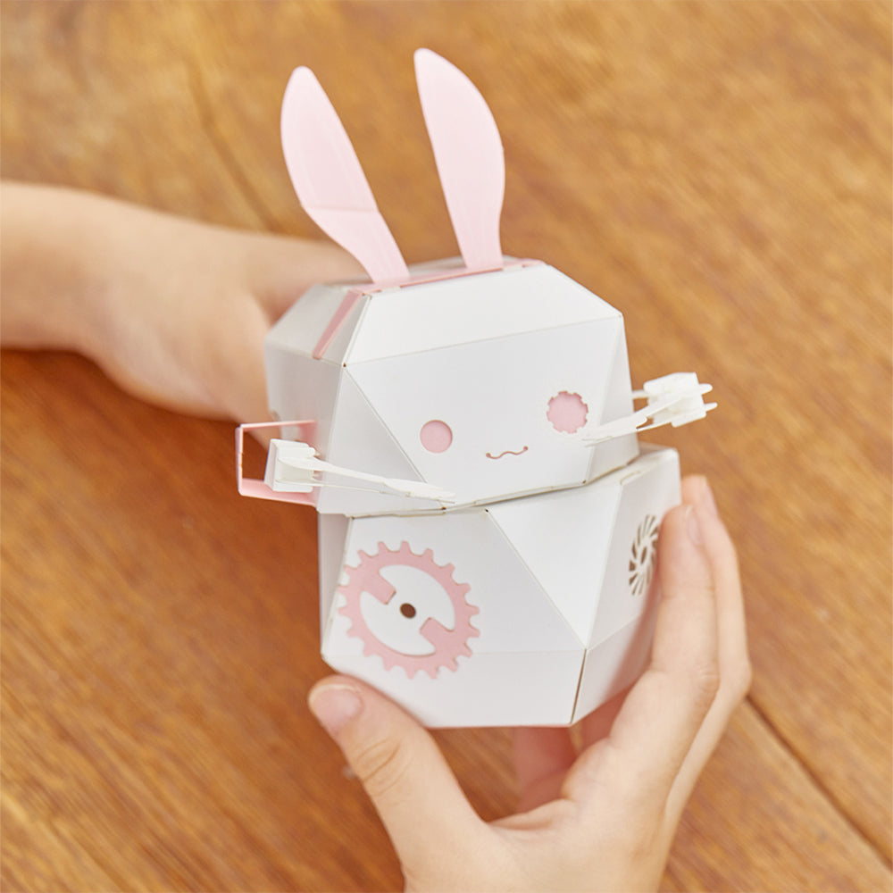 ROBOTRY Moving Paper Robots Making Kit， Assi | Slider - Learn Very Basic 5 Robot Mechanisms