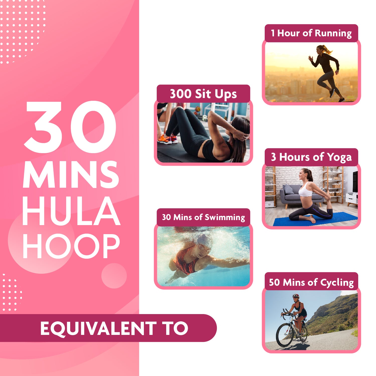 Hula Hoop Fitness Gear w/counter - Abs Workout， Weight Loss and Burn Fat (Smart Weighted Hula Hoops， Stomach Exercises)