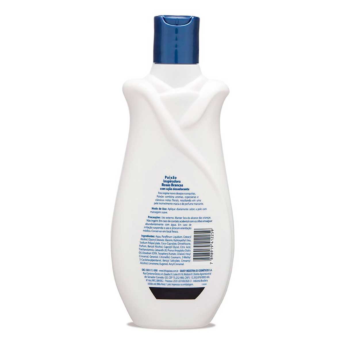 Hidratante Paixao Inspiradora com Oleo de Amendoas acao desodorante 400ml