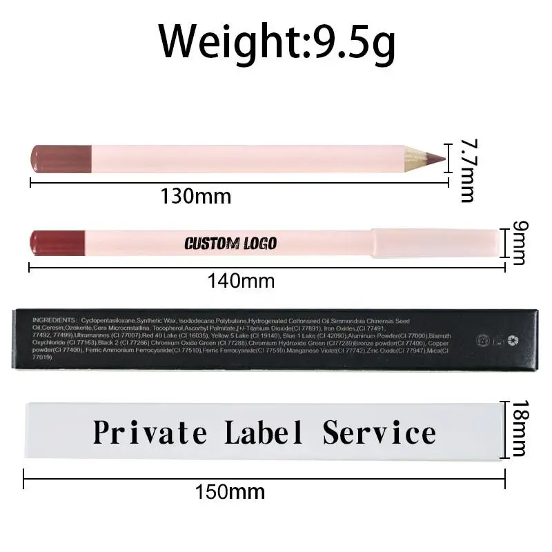 The 18 Shades Lip Pencils for Precise Lining and Filling