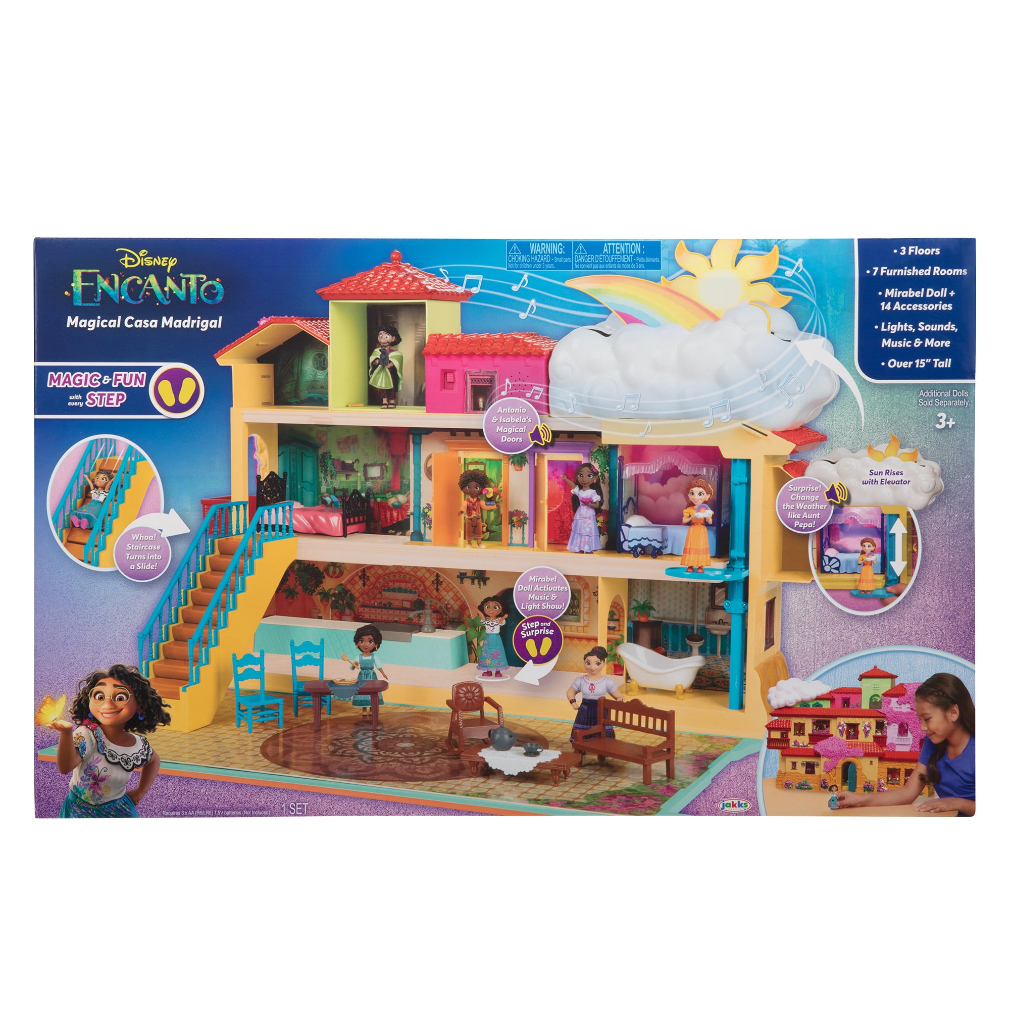 Disney Encanto Magical Casa Madrigal Interactive Small Dollhouse Playset