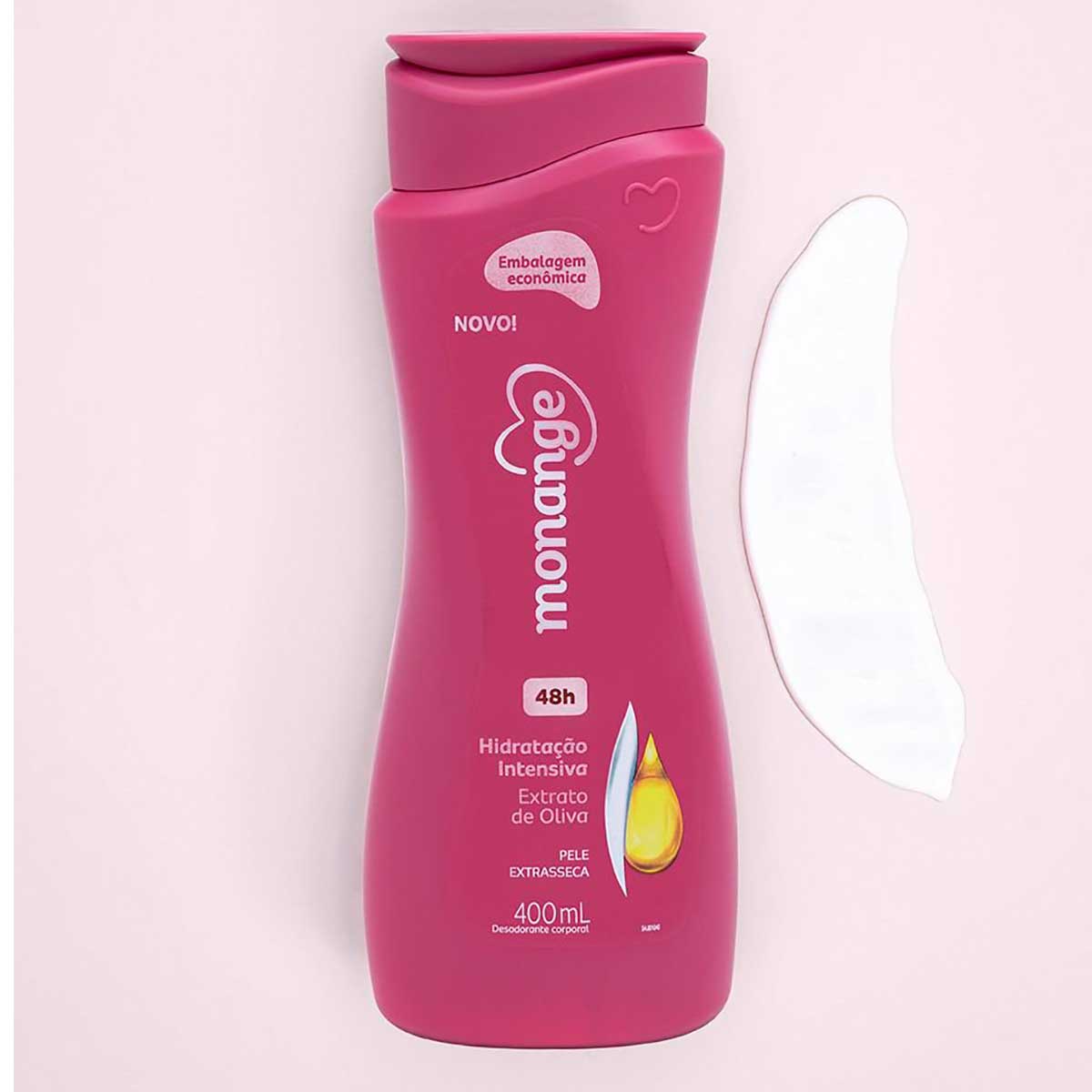 Hidratante Desodorante Monange Hidratacao Intensiva Extrato de Oliva 400ml