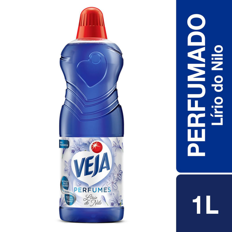 Limpador Perfumado Veja Lirio do Nilo 1L