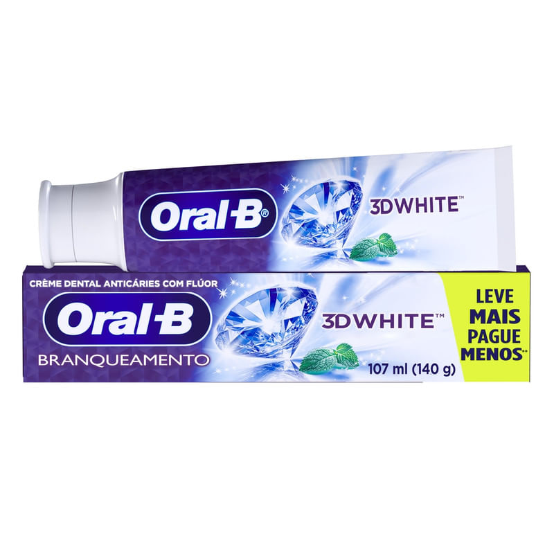 Pasta de Dente Oral-B 3D White Brilliant Fresh 140g