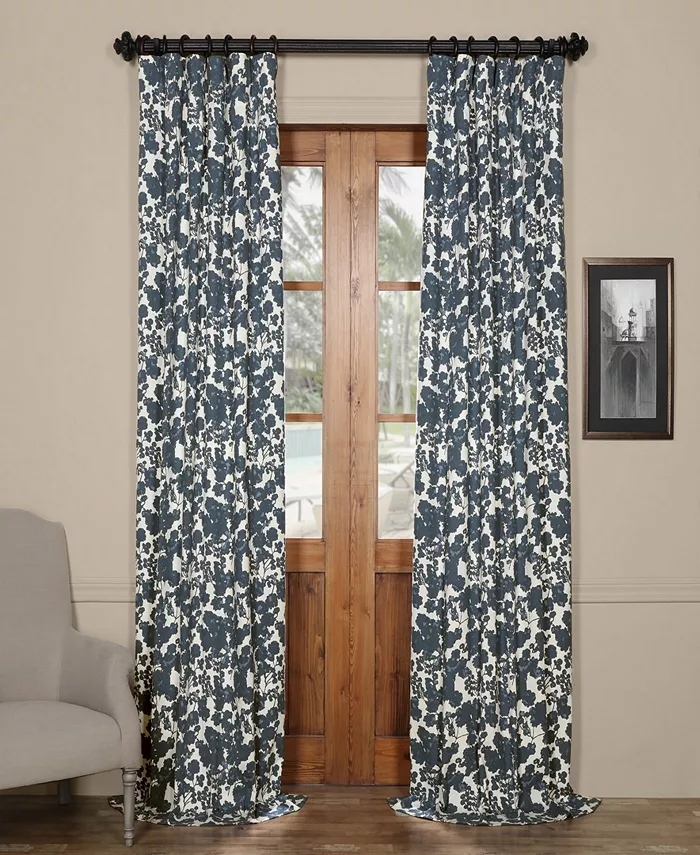 Exclusive Fabrics Furnishings Fleur Cotton Twill Panels