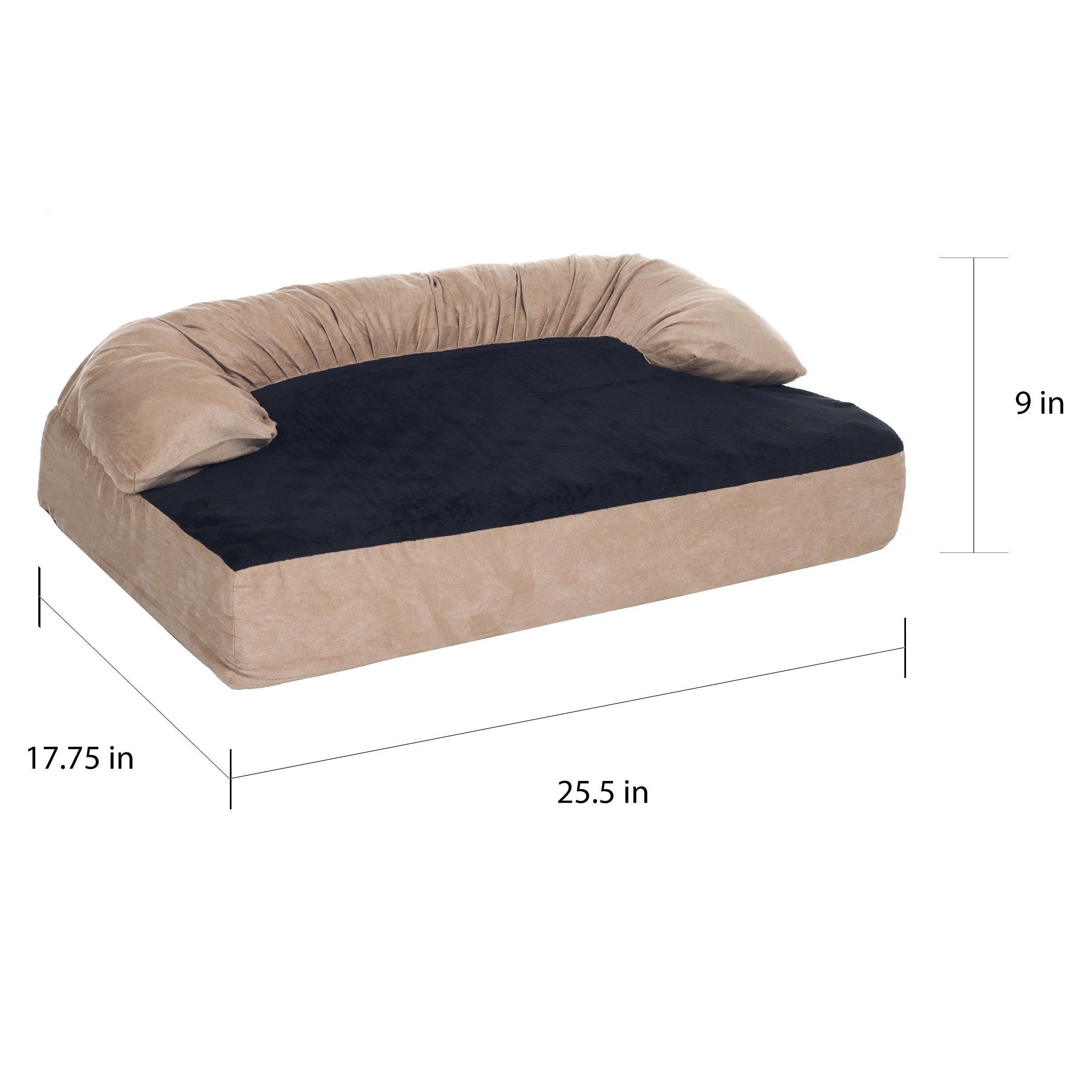 Petmaker Orthopedic Memory Foam Pet Bed - Tan