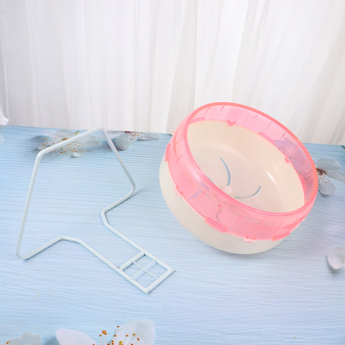 OUNONA Wheel Exercise Hamster Chinchilla Silent Hedgehog Cat Large Rat Spinning Small Animal Wheels