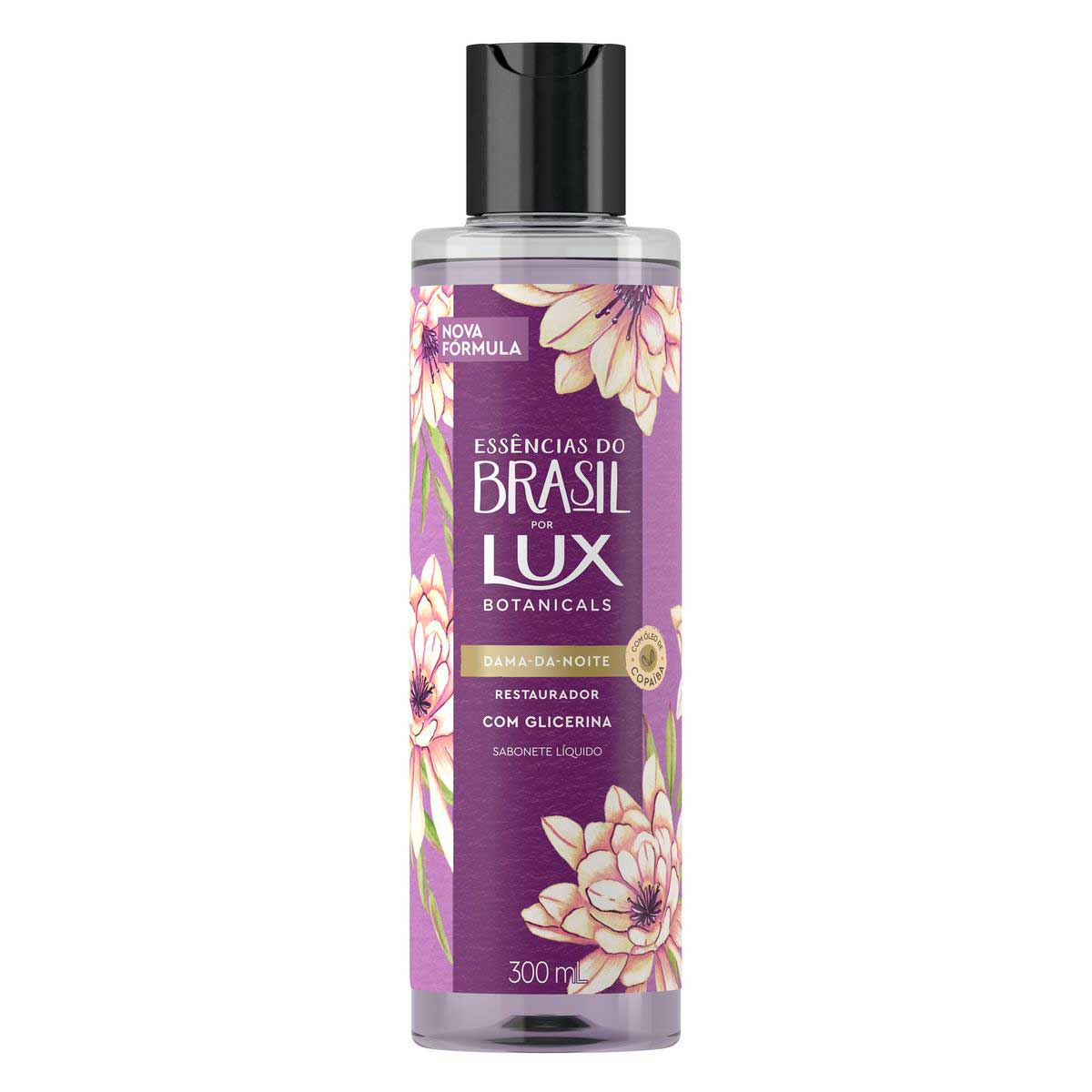 Sabonete Liquido Lux Botanicals Essencias do Brasil Dama-da-Noite 300 ml