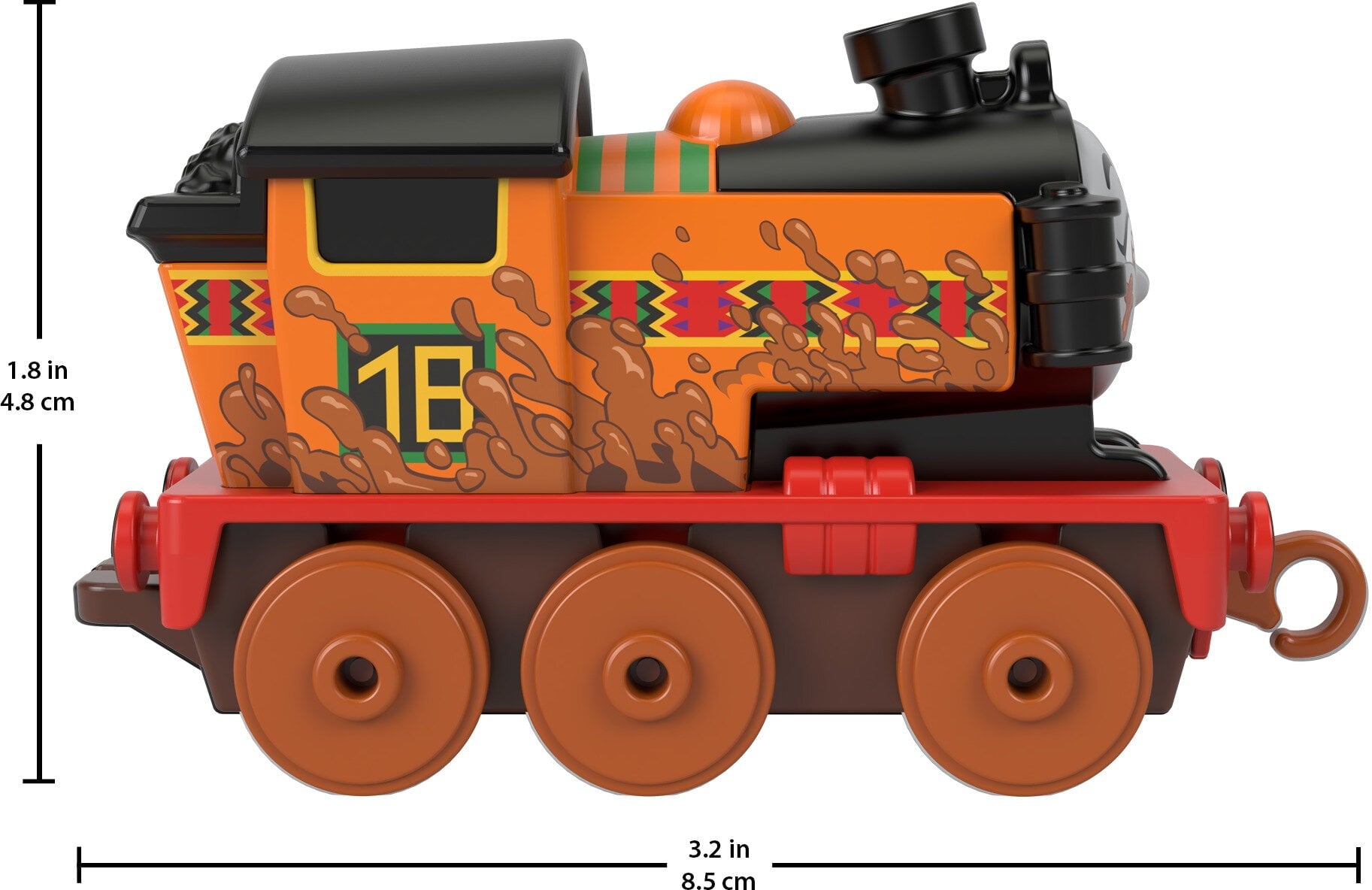 Fisher-Price Thomas and Friends Mud Run Nia Push-Along Engine