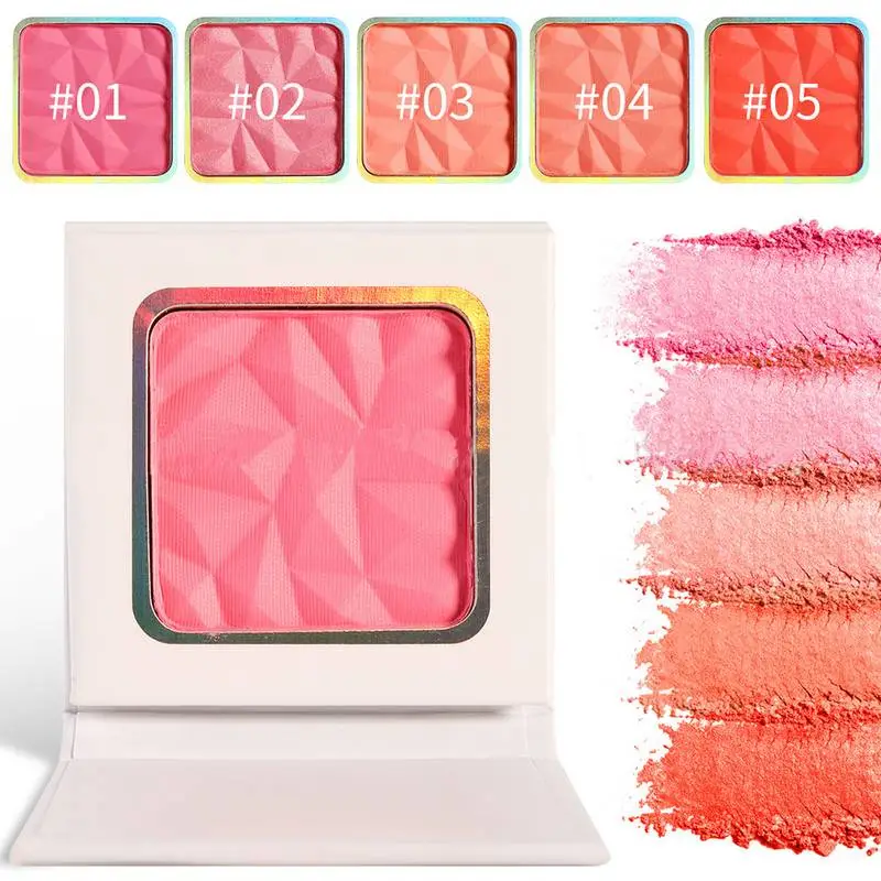 Private Label No Logo Diamond Single Blush Palette