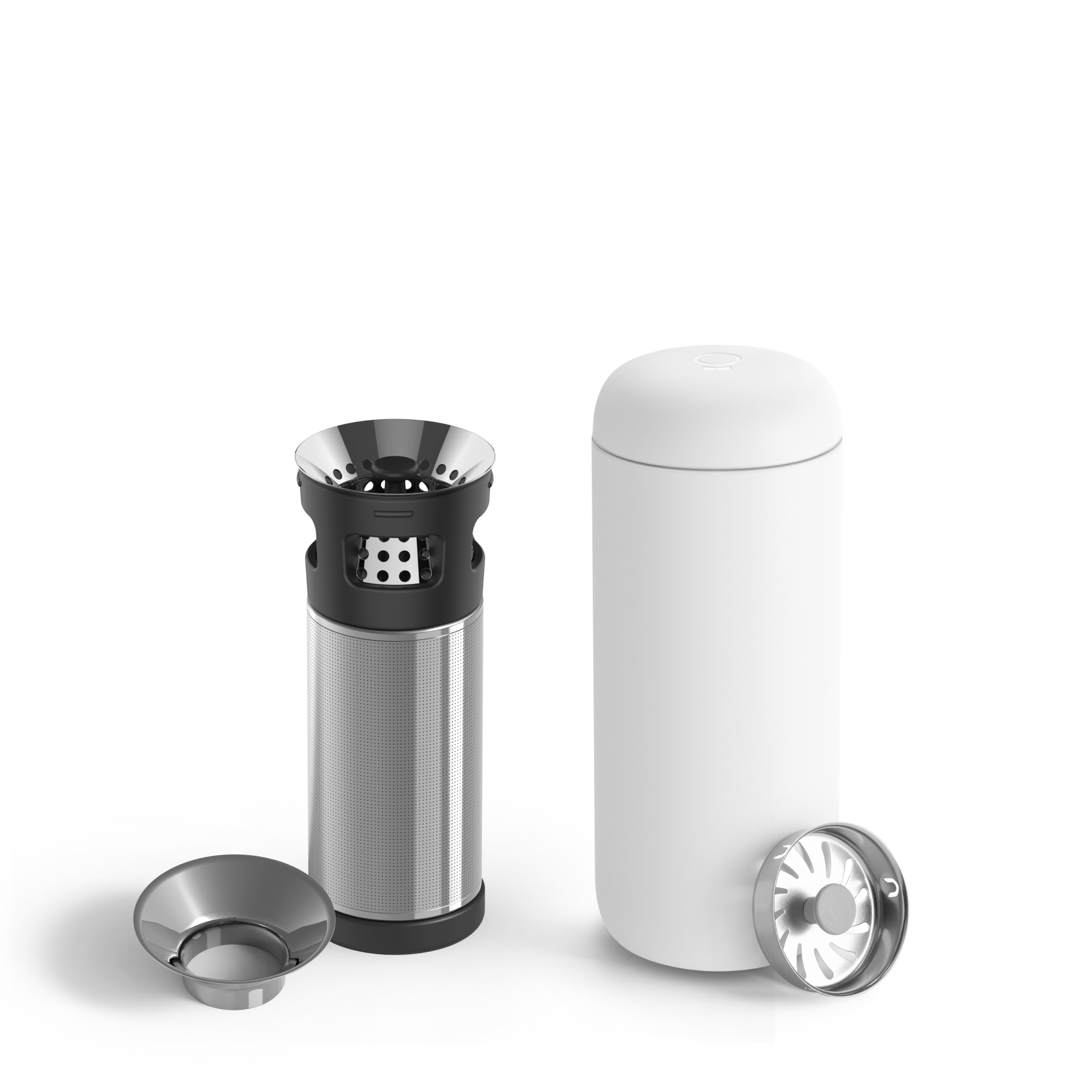 Stainless Steel Travel Mug 16oz Tea Infuser Leak-Resistant