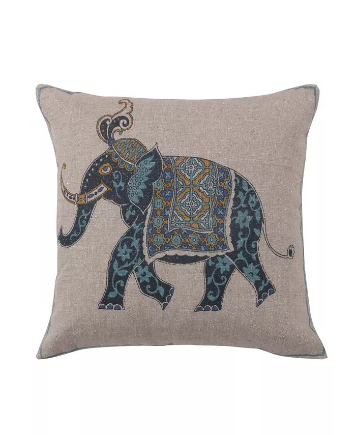 Levtex Chandra Elephant Decorative Pillow， 20