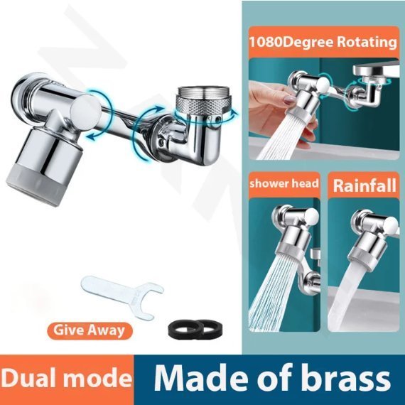 1080° ROTATING SPLASH FILTER FAUCET - BUY 2 FREE SHIPPING