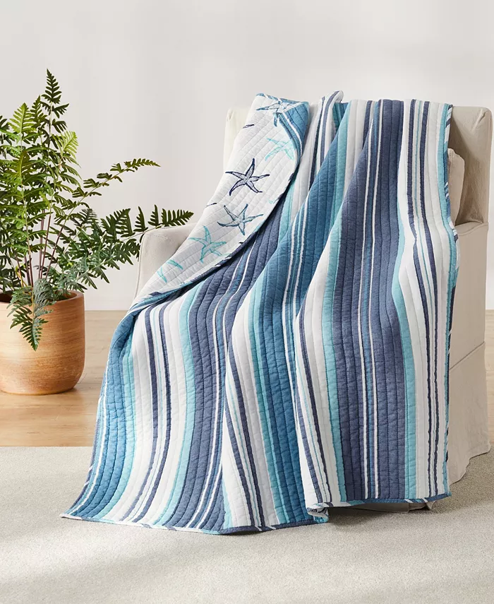Levtex Camps Bay Quilted Throw， 50
