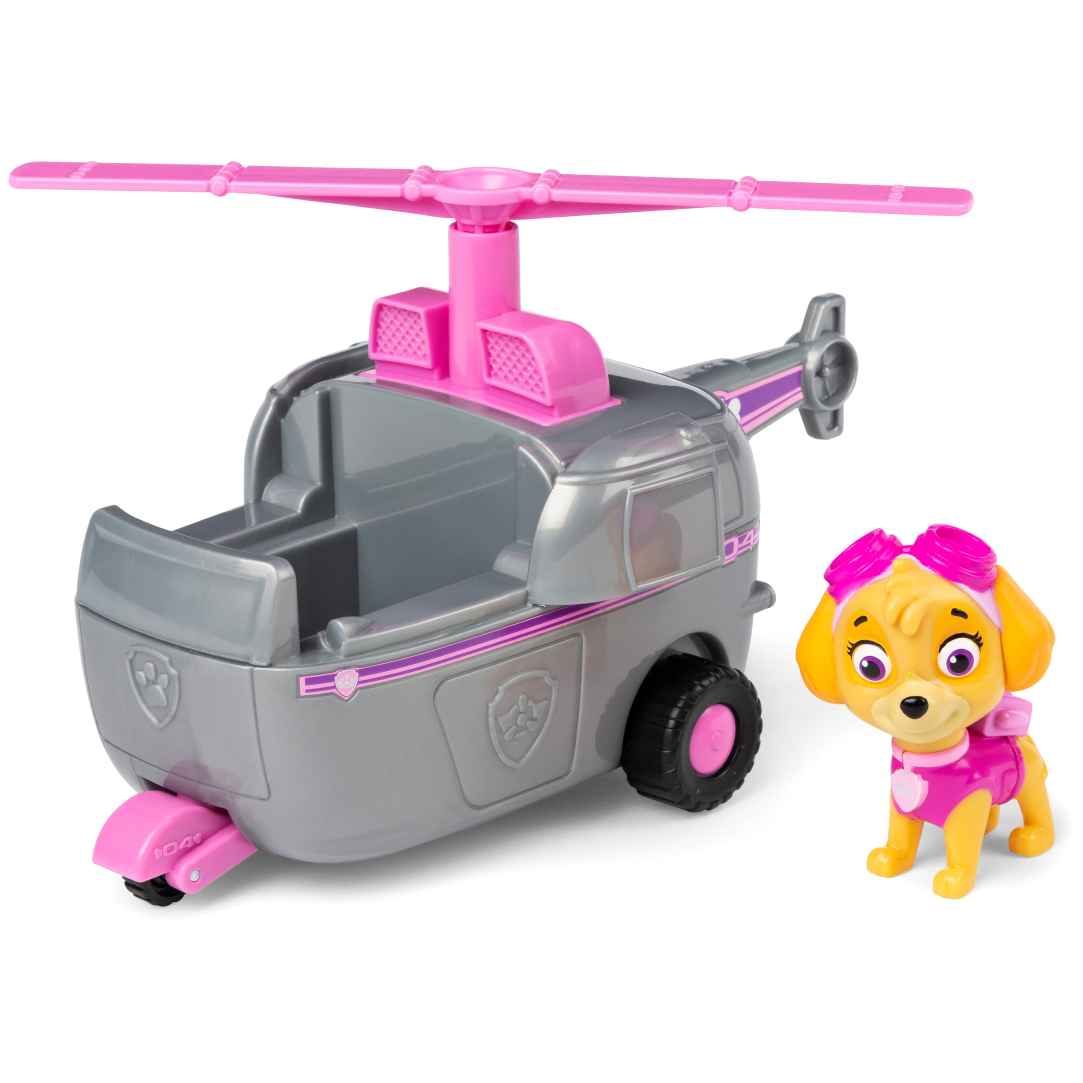 PAW Patrol， Skye’s Helicopter Vehicle with Collectible Figure， for Kids Aged 3 and Up