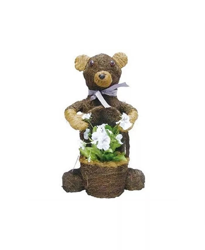 Gardener's Select RA818 Bear Brushwood Topiary， Brown