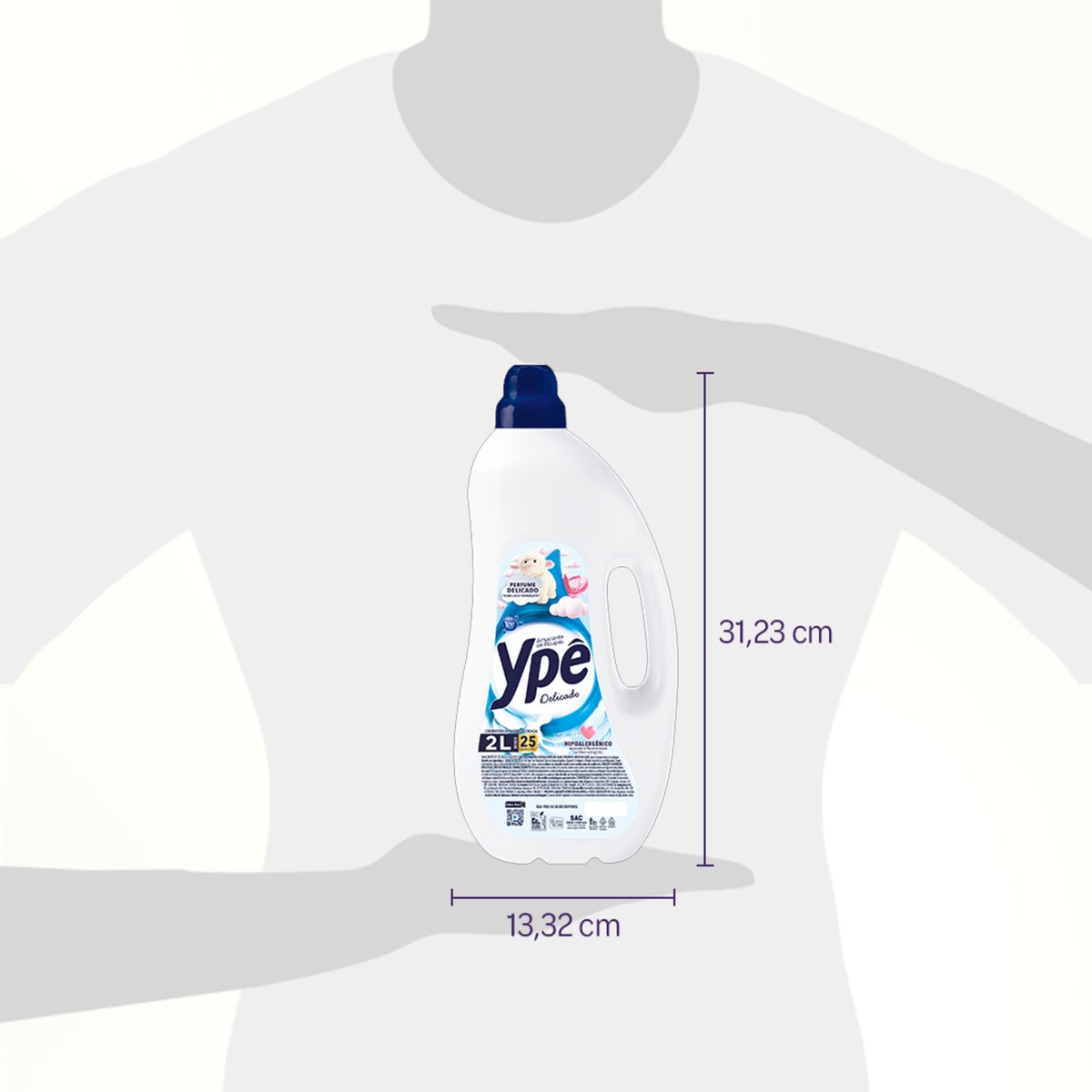 Amaciante Ype Tradicional Delicado 2L