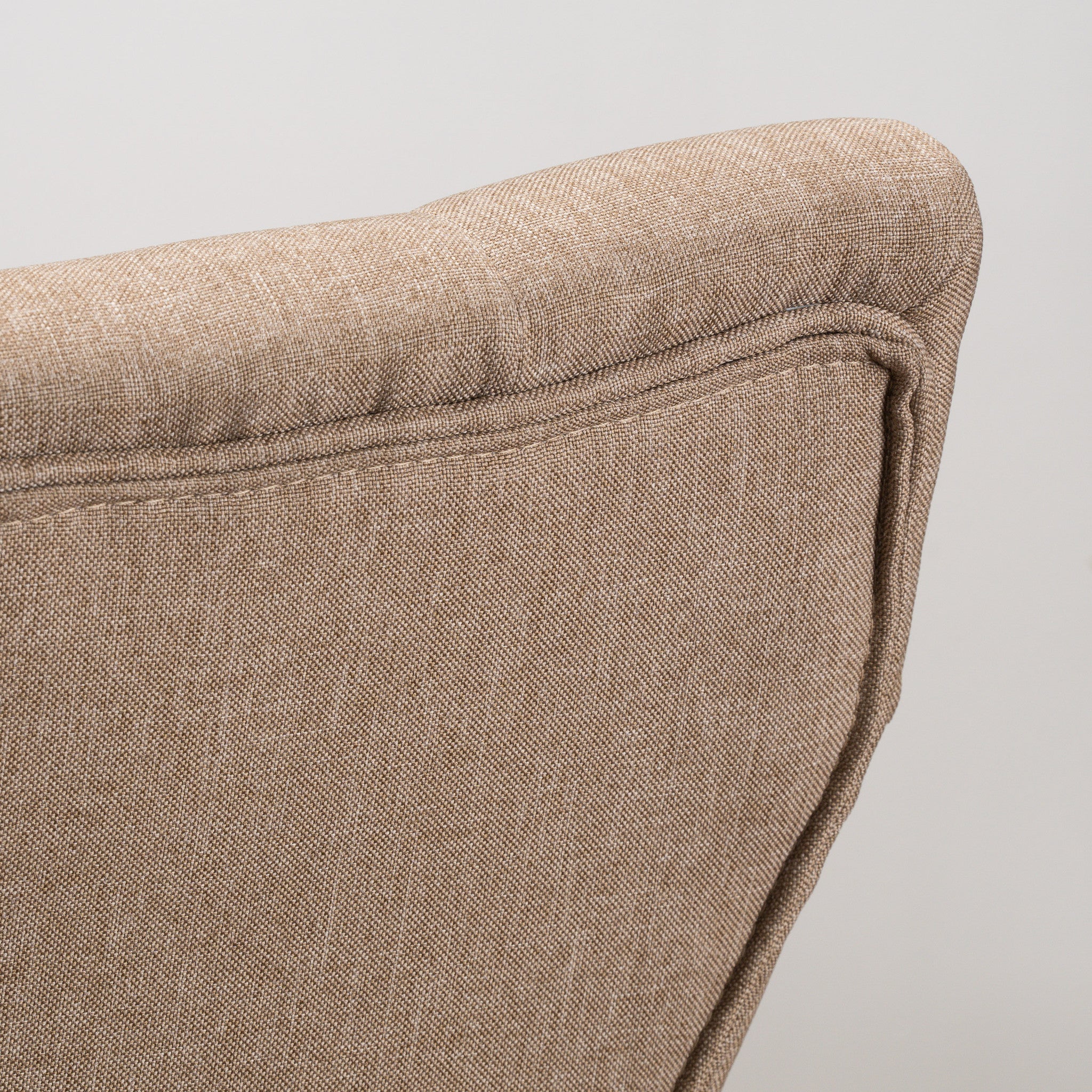 Manuela 25-Inch Mocha Brown Fabric Counter Stool (Set of 2)