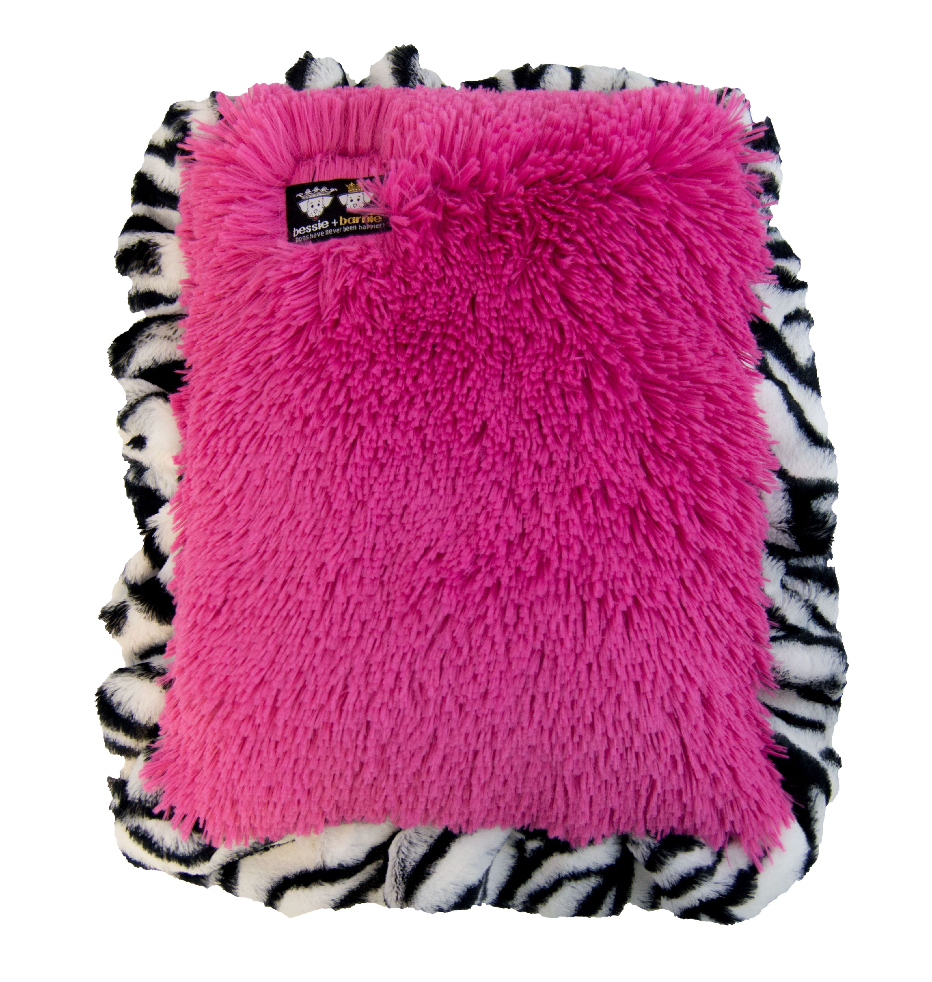 Bessie and Barnie Mesh Deluxe Zebra / Lollipop Pet Dog Durable Crate Pad