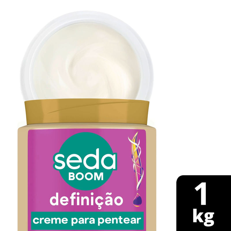 Creme para Pentear Seda Boom Definicao Super Hidratacao 1Kg