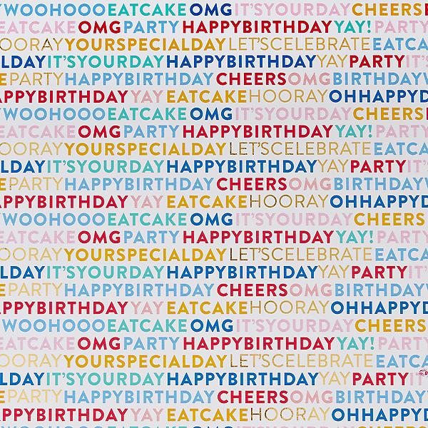 Birthday Wishes Wrapping Paper