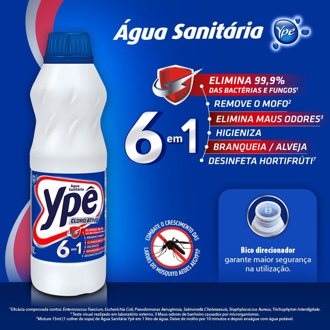 Agua Sanitaria Ype 1L