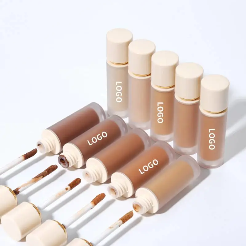 10 Shades Medium to Full Coverage Custom Private Label Concealer Foundation