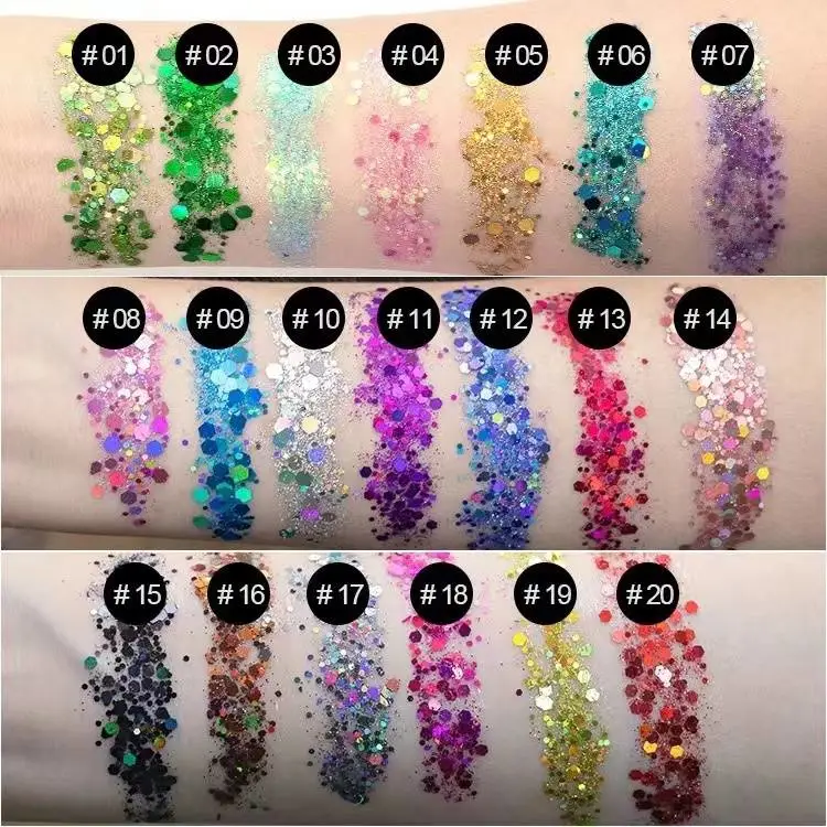 Body Eye Hair Nail Festival Chunky Holographic Glitter