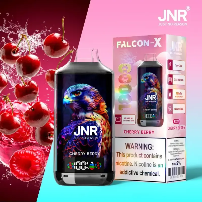 🔥JNR Falcon-X 18K 💨 Smart Display Disposable
