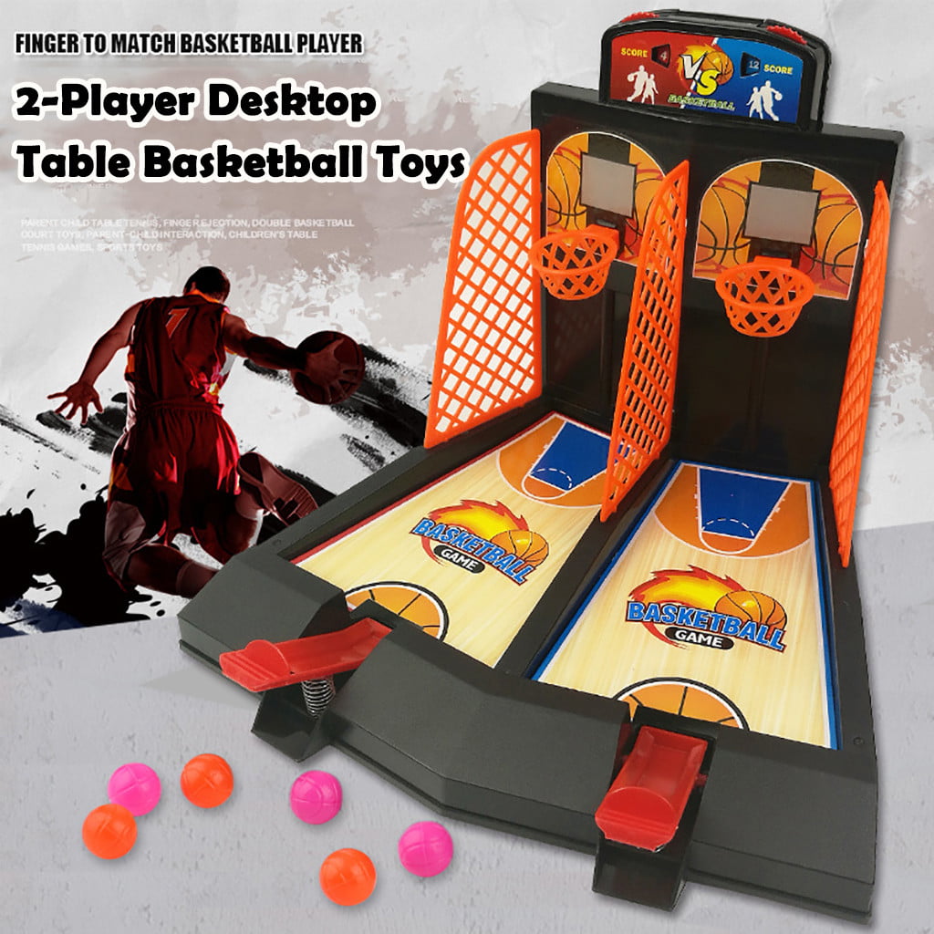 2-Player Desktop Table Basketball Games Classic Basketball Shooting Toy