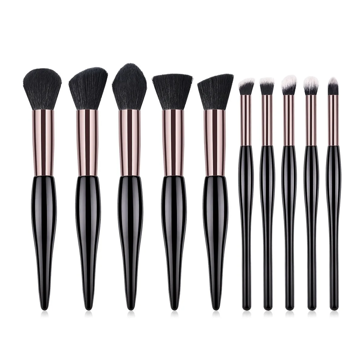Custom Private Label 10 pcs Makeup Brush Set