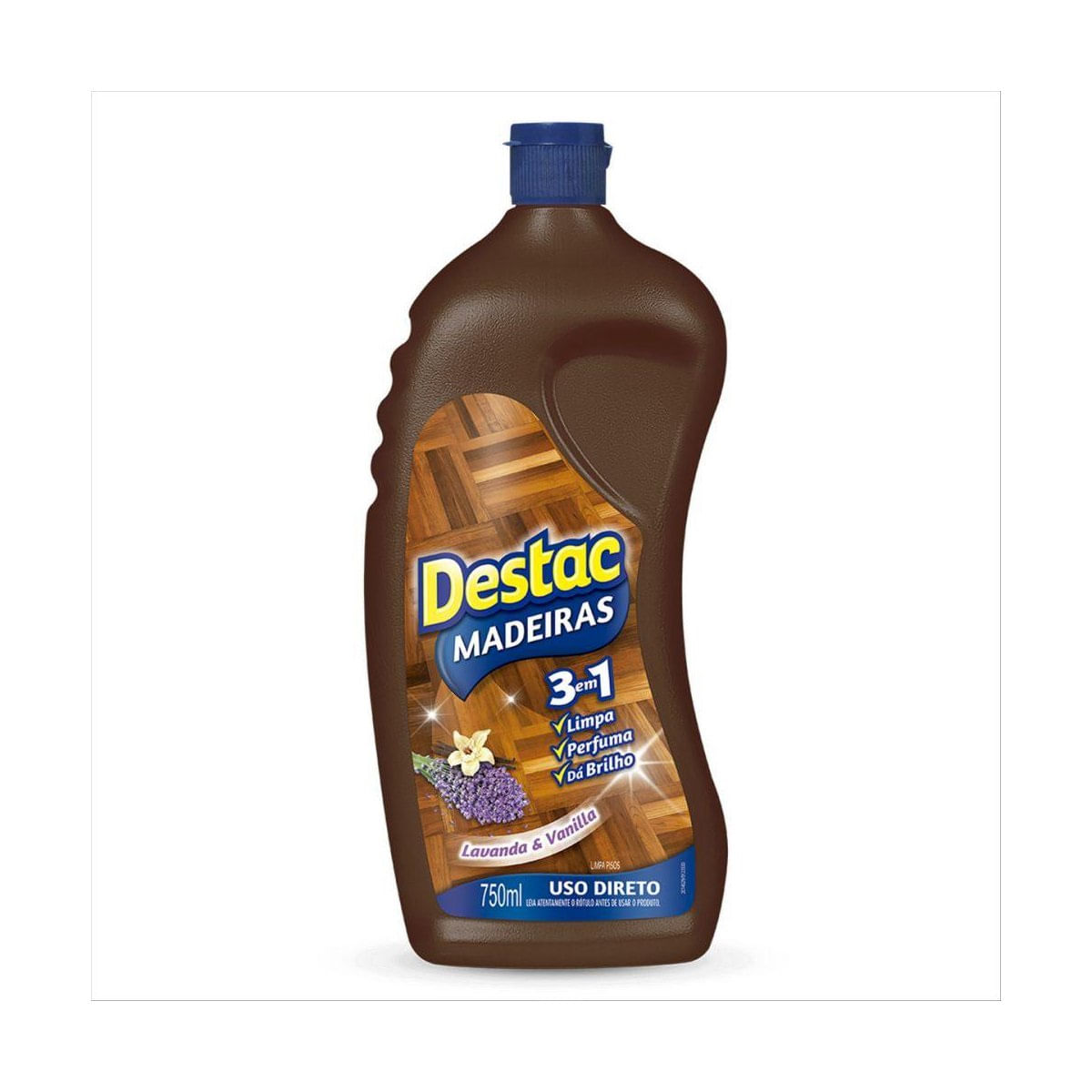 Limpa Piso Destac para Pisos de Madeira Lavanda e Vanilla 750ml