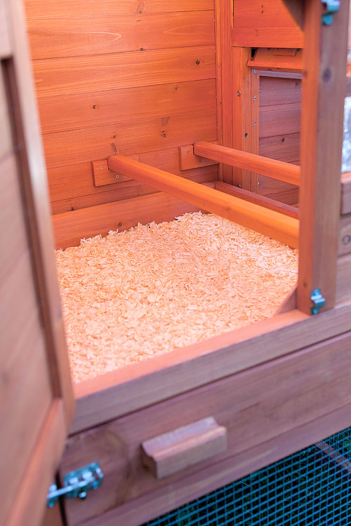 All in one chicken coop with hardware cloth floor-The Clubhouse for up to 4 chickens