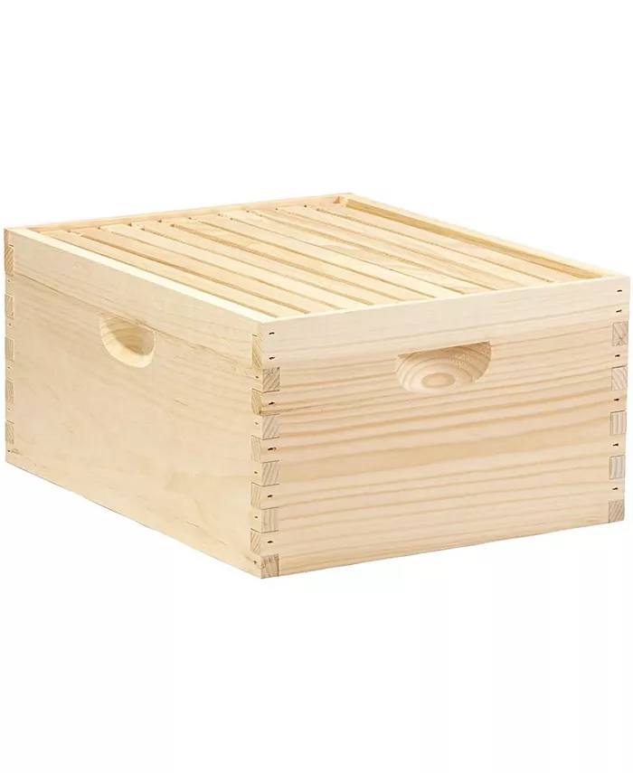 Miller Mfg Co Miller Mfg Little Giant 10-Frame Deep Hive Body Beehive Body w  Frames