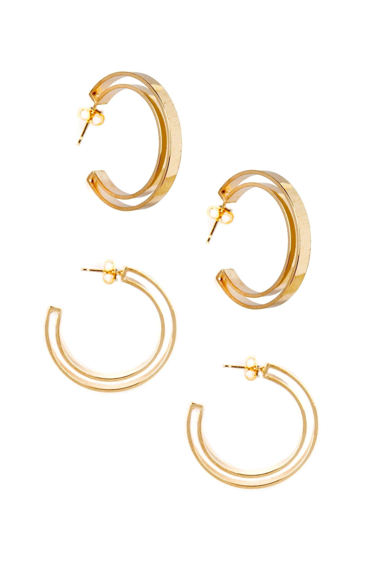 Hoop Outline Earrings