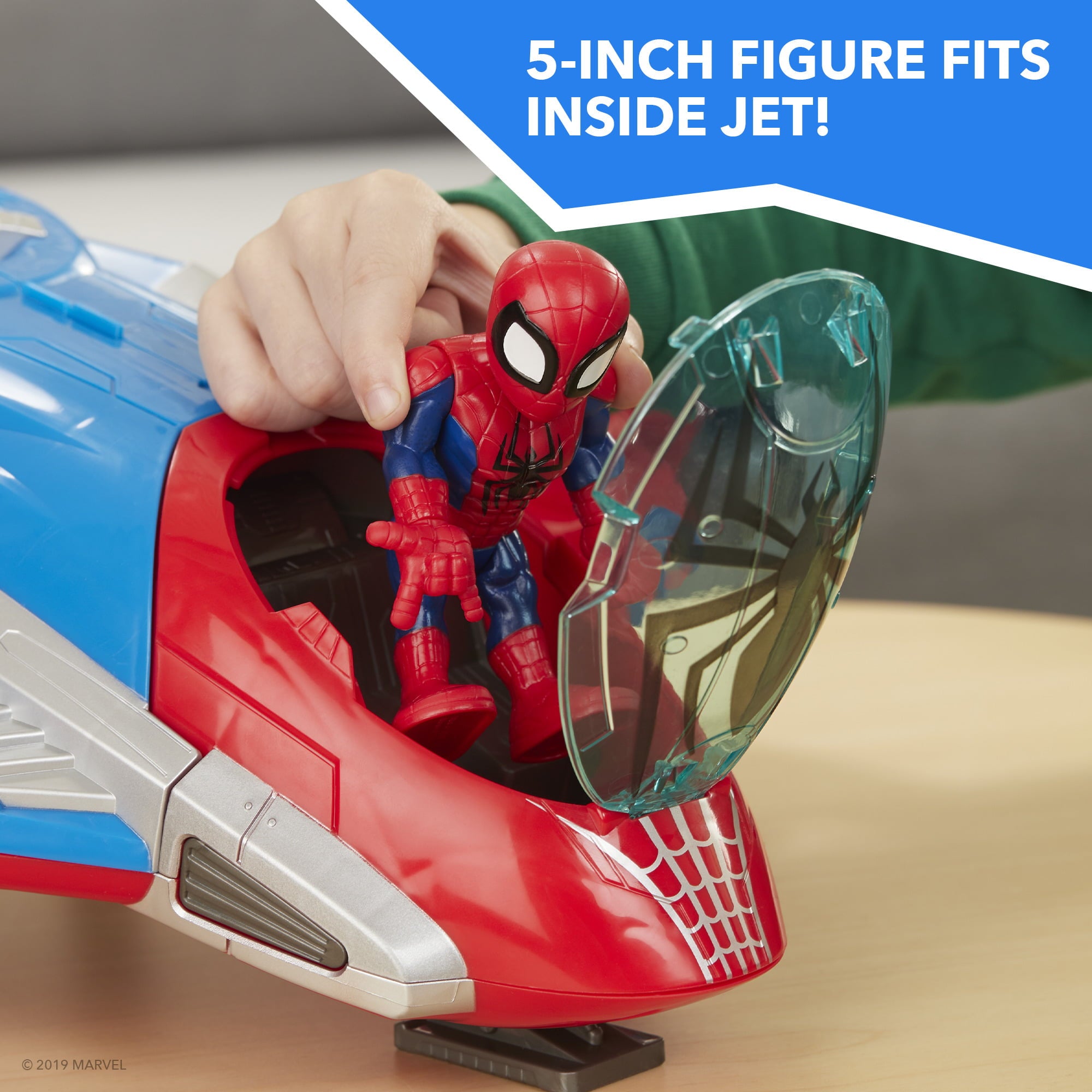 Playskool Heroes Marvel Super Hero Adventures Spider-Man Jetquarters， Ages 3+