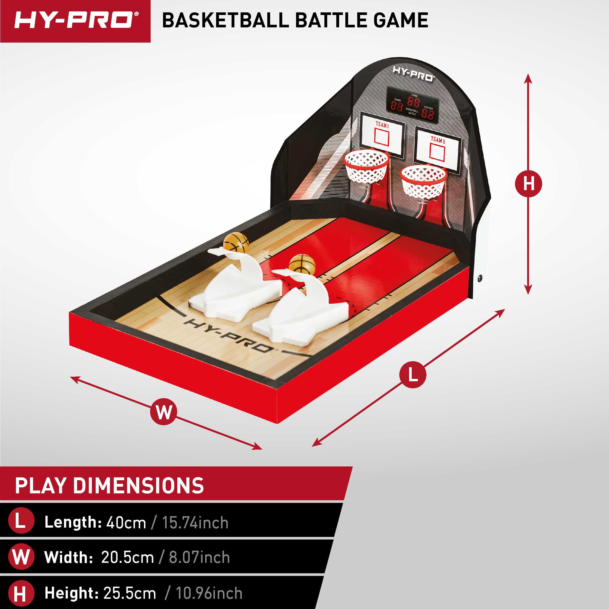 Hy-Pro Sports Desktop Basketball Battle Game Toy