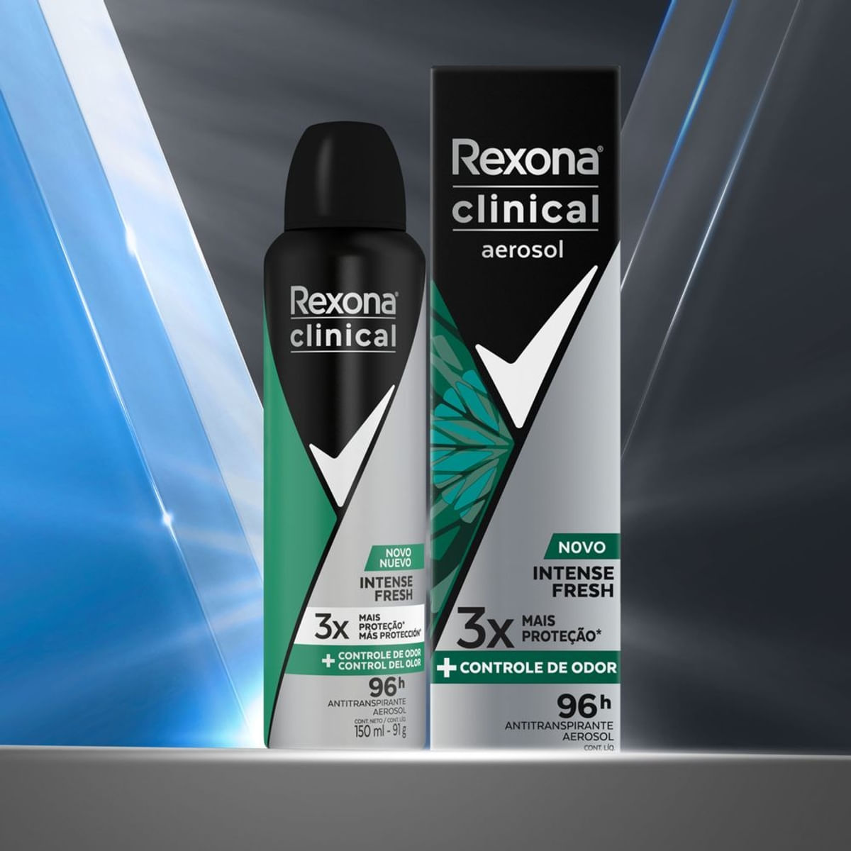 Desodorante Rexona Clinical Intense Fresh 91g