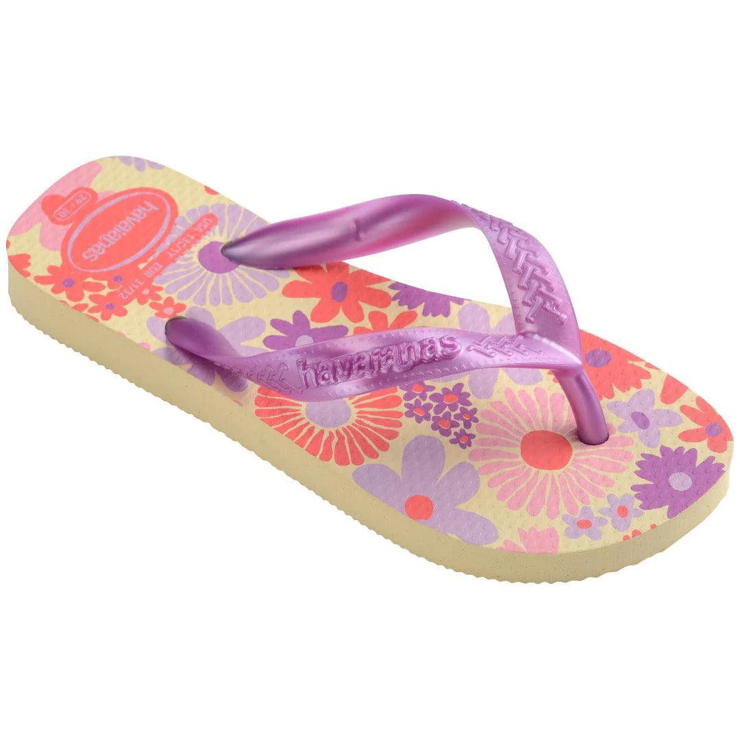 Chinelo Havaianas Infantil Flores