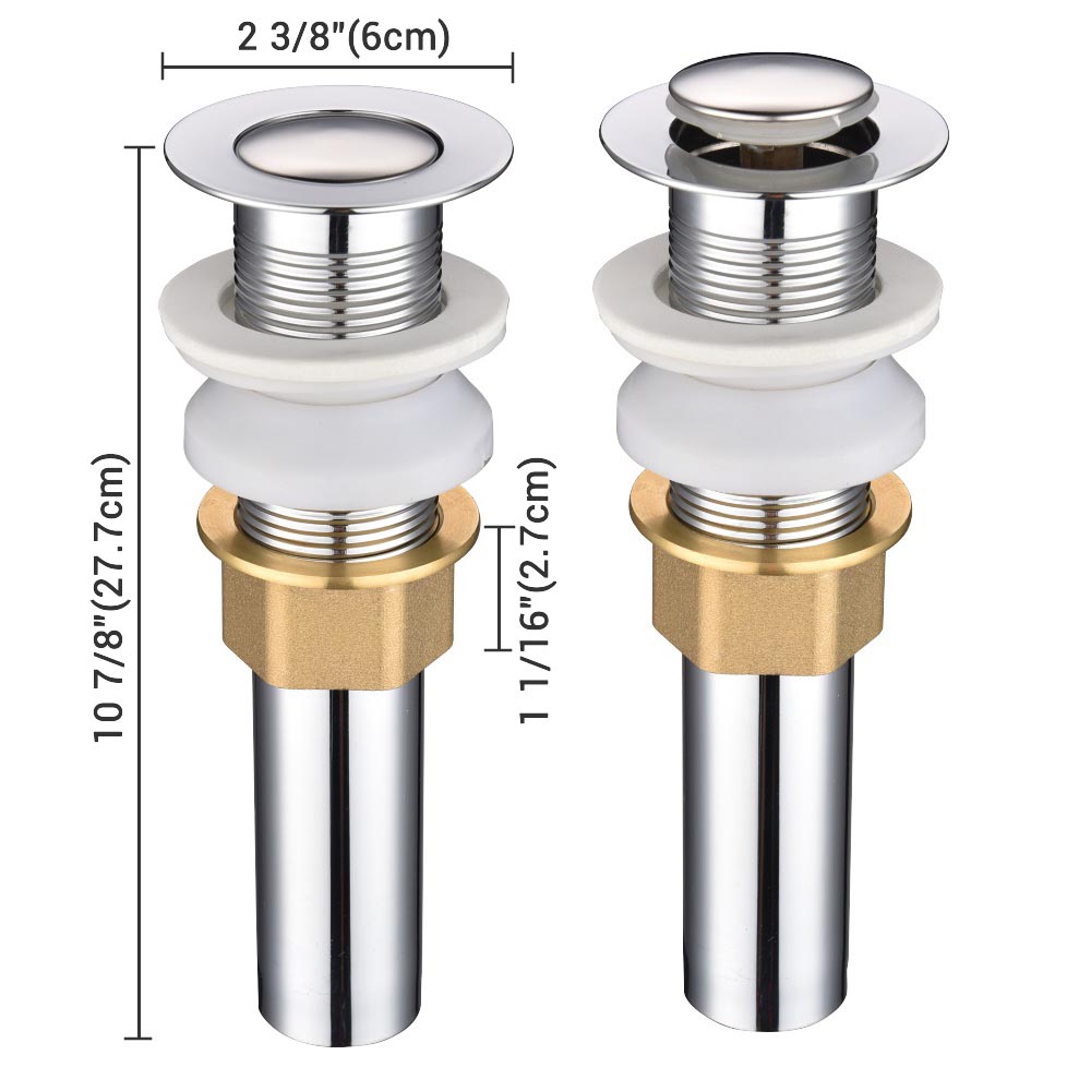 Yescom Porcelain Bathroom Sink w/ Drain Rectangular 18x12