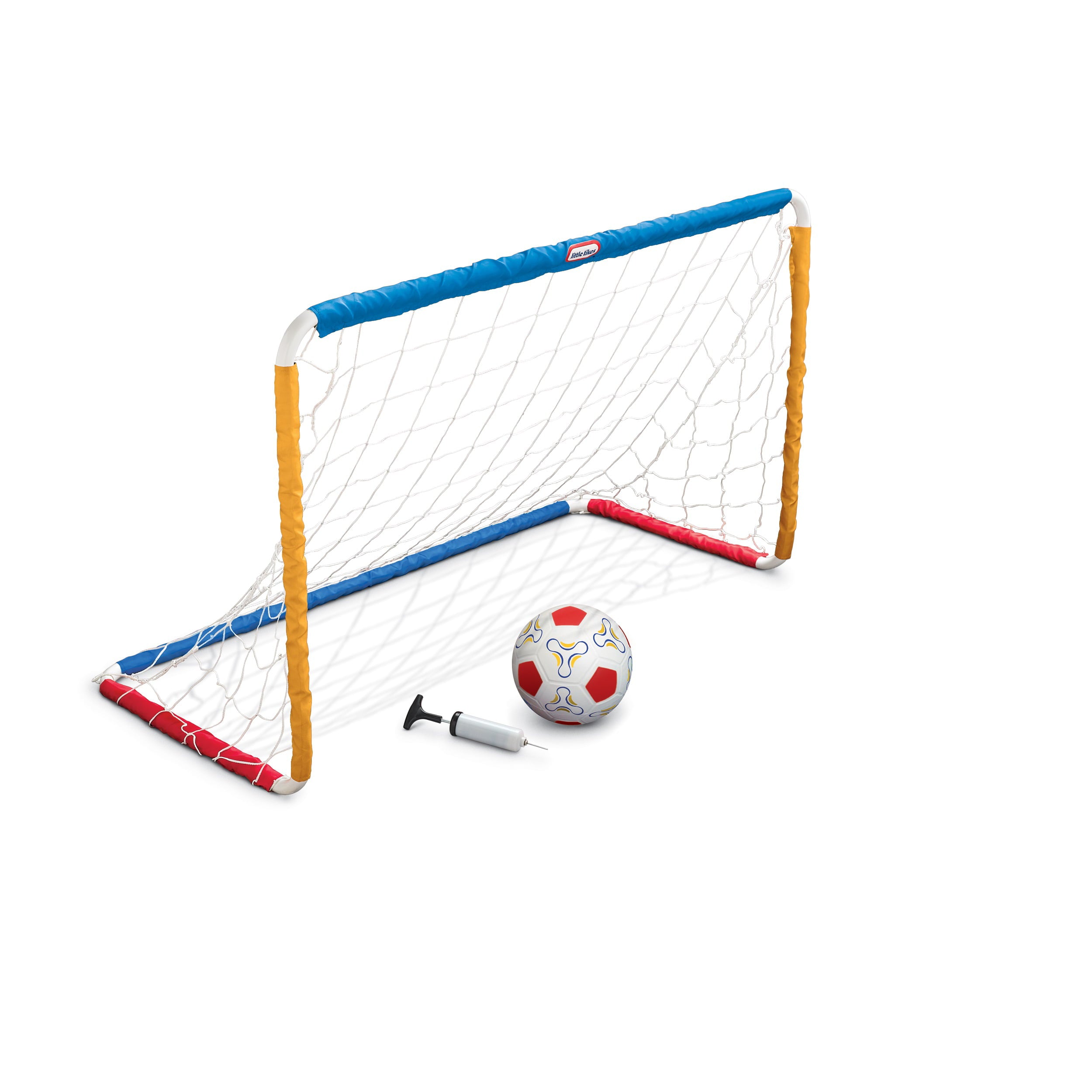 Little Tikes Easy Score Toy Soccer Set with Ball， Goal， and Pump- Toy Sports Play Set for Toddlers Kids Girls Boys Ages 3 4 5+ Year Old