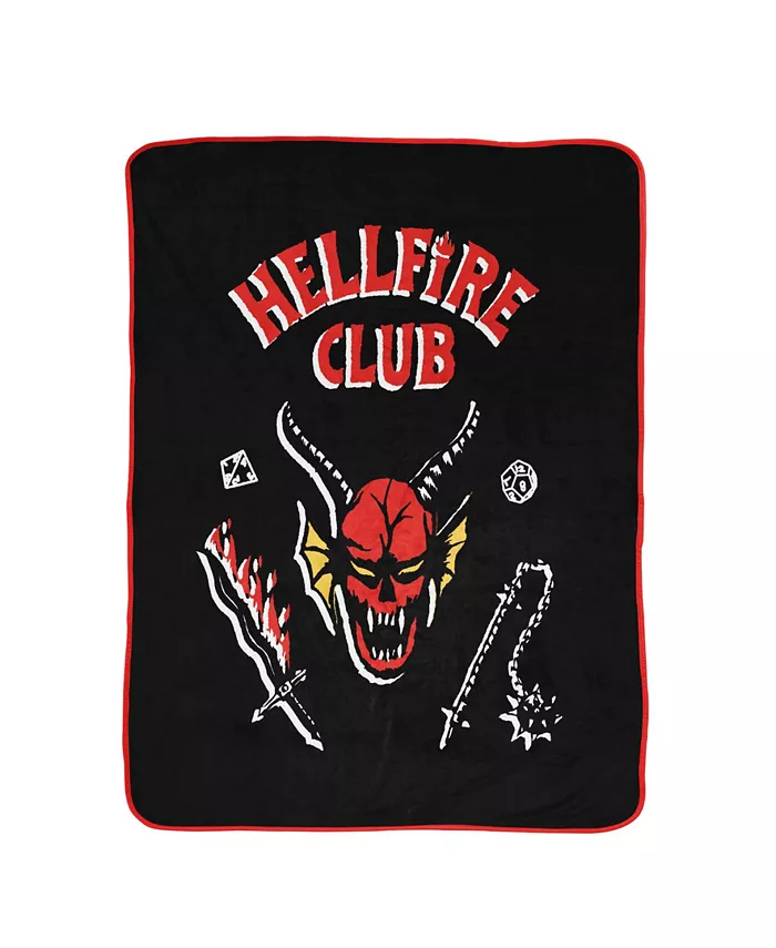 Jay Franco Stranger Things Defeat Hellfire Silk Touch Throw， 60
