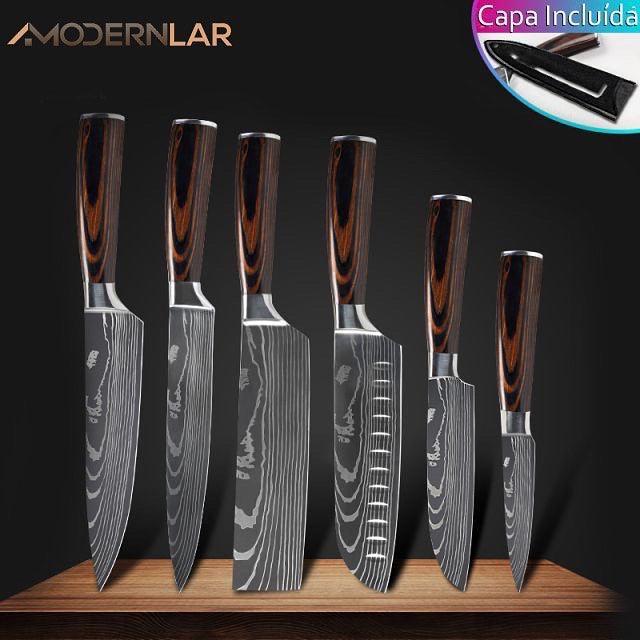 Conjunto de Facas de Churrasco CHEFE WAGYU