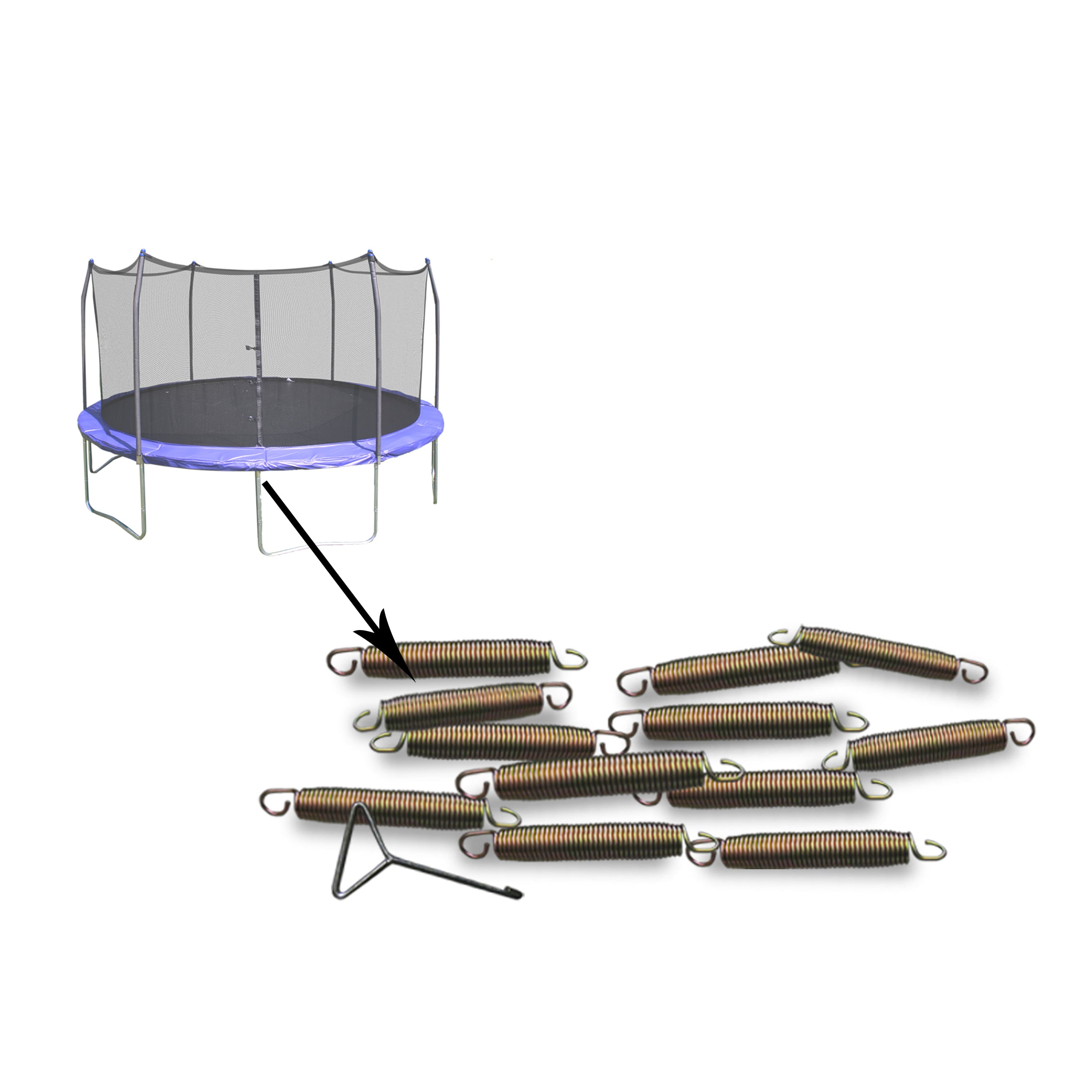 Skywalker Trampolines Set of 12 PN3005 and PN20001 Spring Puller
