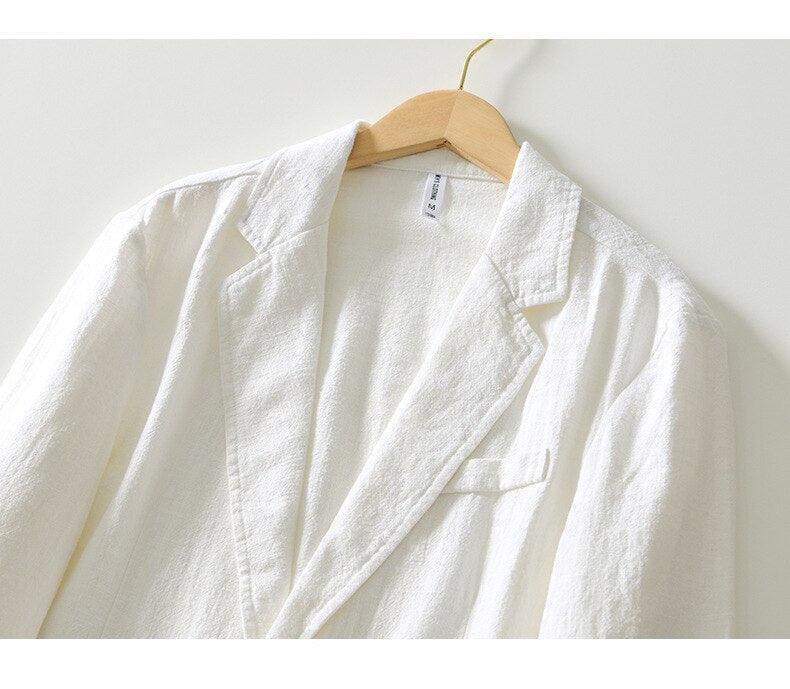 Blazer Masculino em Algodão e Linho - George / Estilo e Conforto se Encontram em Nosso Mais Novo Blazer George!