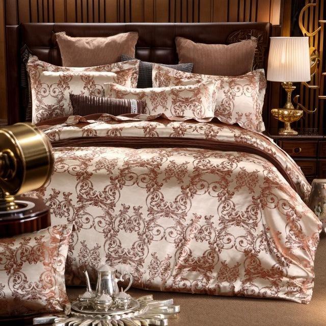 Conjunto de Roupas de Cama  Estilo Barroco La Baronesa™ / Luxo & Elegância para Seu Quarto!